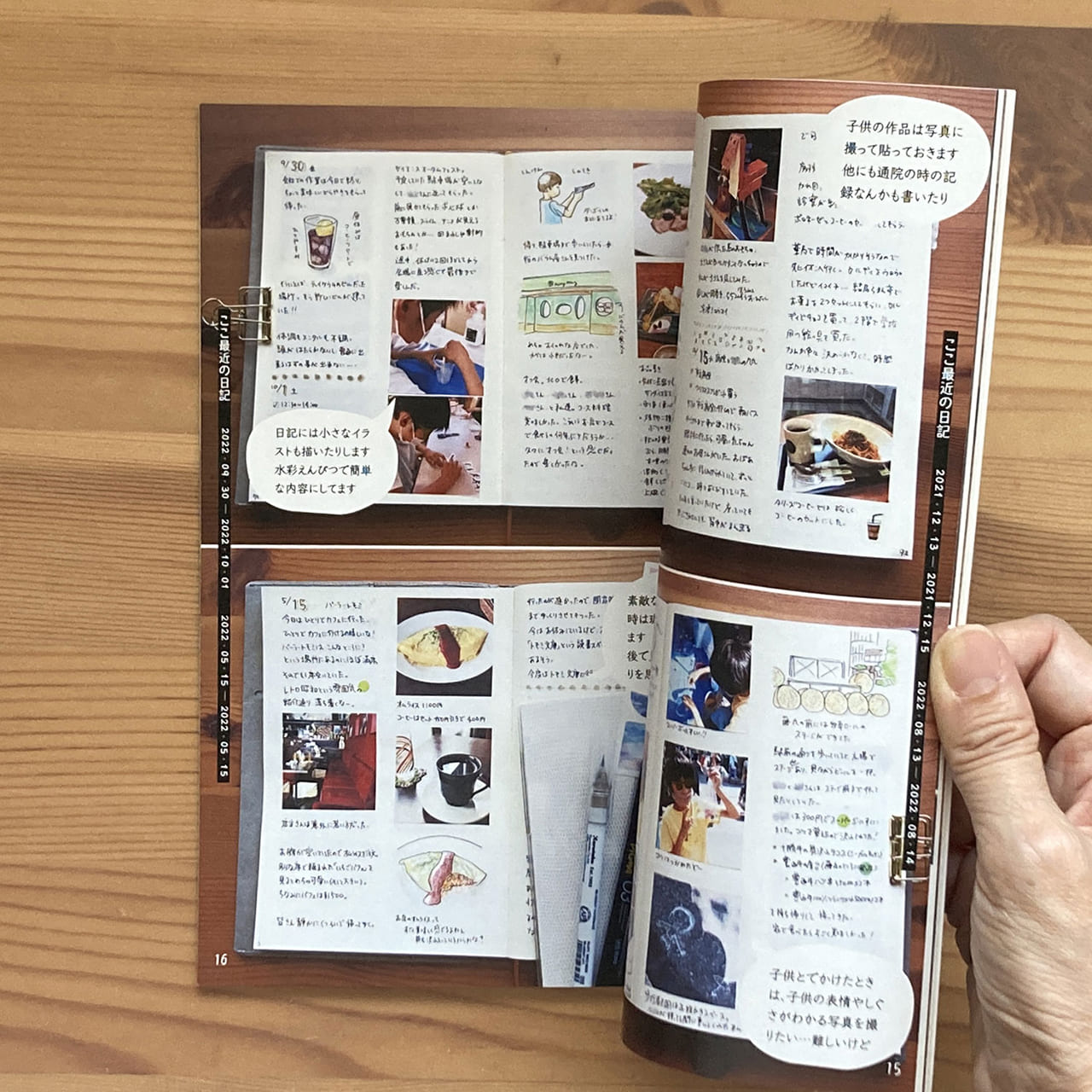 わたしと日記と小さいものたち A5判/30頁